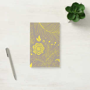Blumenmuster 18 post-it klebezettel