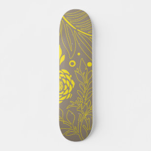 Blumenmuster 18 skateboard