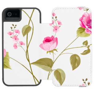 Blumenmuster 19 incipio watson™ iPhone 5 geldbörsen hülle
