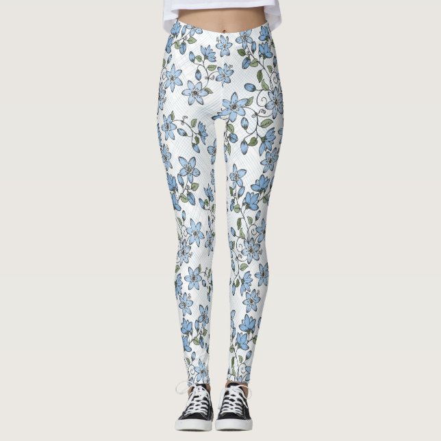 Blumenmuster 2 2 leggings (Vorderseite)