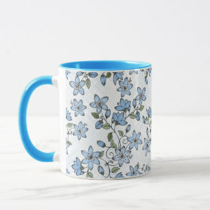 Blumenmuster 2 2 tasse