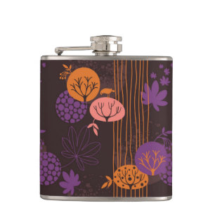 Blumenmuster 2 3 flachmann