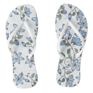 Blumenmuster 2 3 flip flops