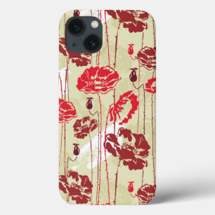 Blumenmuster 2 der abstrakten Eleganz iPhone 13 Hülle