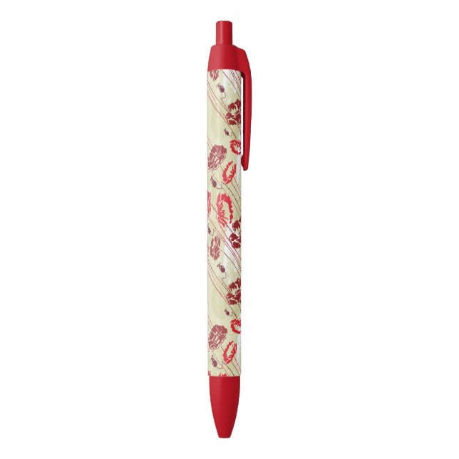 Blumenmuster 2 der abstrakten Eleganz Kugelschreiber (Unterseite (Vertikal))
