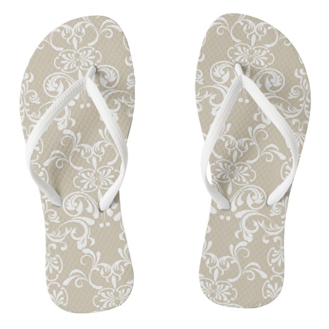 Blumenmuster 2 flip flops (Fußbett)