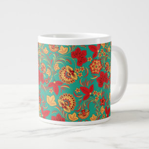 Blumenmuster 2 Jumbo-Tasse