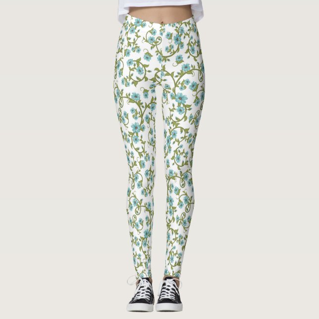 Blumenmuster 2 leggings (Vorderseite)