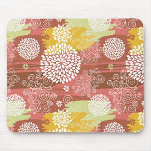 Blumenmuster 2 mousepad