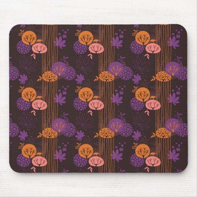 Blumenmuster 2 mousepad (Vorne)