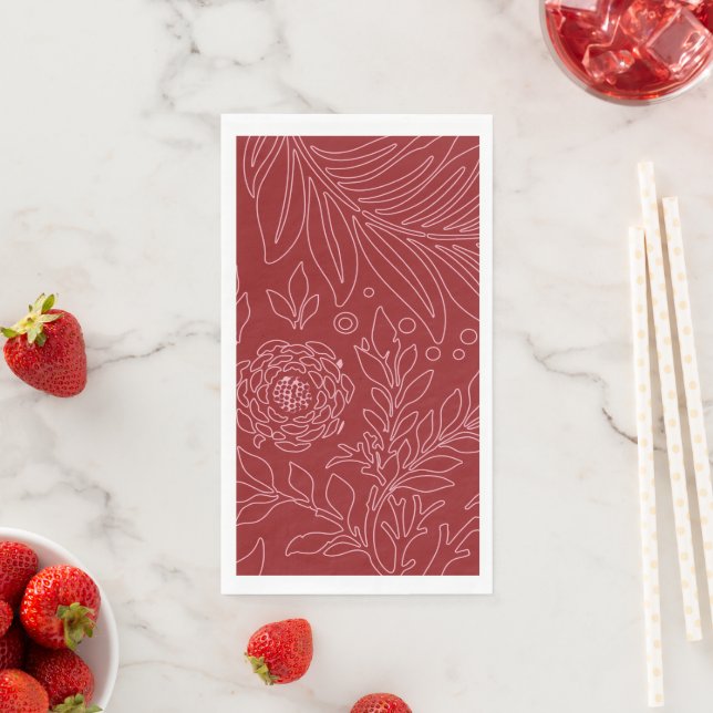 Blumenmuster 30 serviette (Beispiel)