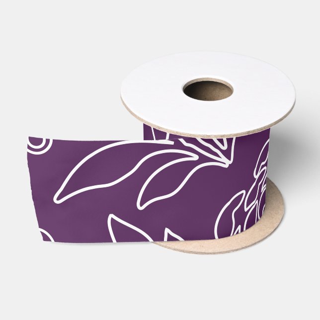 Blumenmuster 33 satinband (Spule)