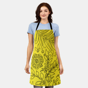 Blumenmuster 36 schürze