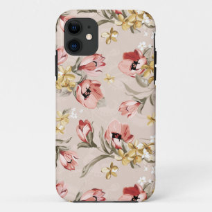 Blumenmuster 3 der abstrakten Eleganz Case-Mate iPhone Hülle