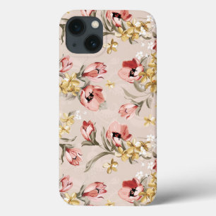 Blumenmuster 3 der abstrakten Eleganz Case-Mate iPhone Hülle