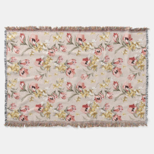 Blumenmuster 3 der abstrakten Eleganz Decke
