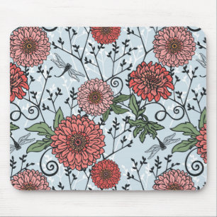 Blumenmuster 3 mousepad
