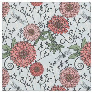 Blumenmuster 3 stoff
