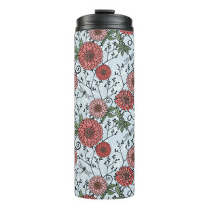 Blumenmuster 3 thermosbecher