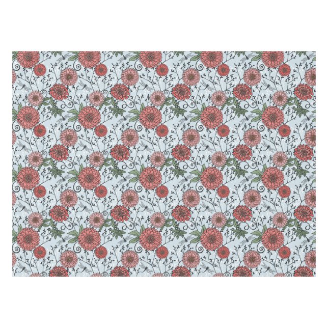 Blumenmuster 3 tischdecke (Vorderseite (Horizontal))
