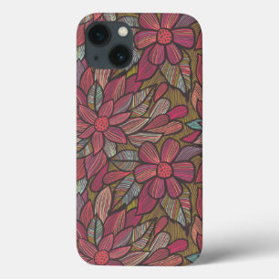 Blumenmuster 4 3 Case-Mate iPhone hülle