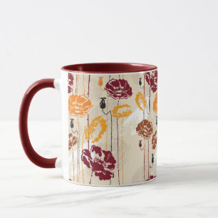 Blumenmuster 4 der abstrakten Eleganz Tasse