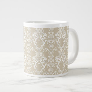 Blumenmuster 4 Jumbo-Tasse