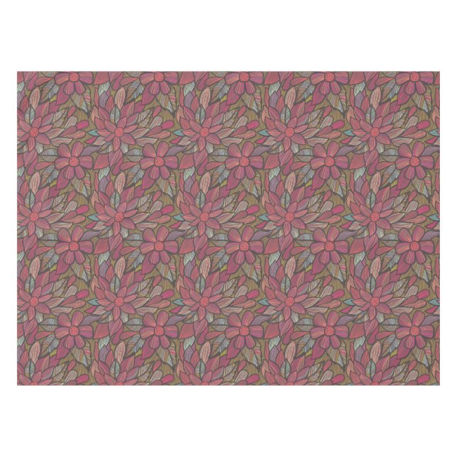 Blumenmuster 4 tischdecke (Vorderseite (Horizontal))