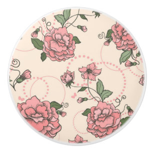 Blumenmuster 5 2 keramikknauf