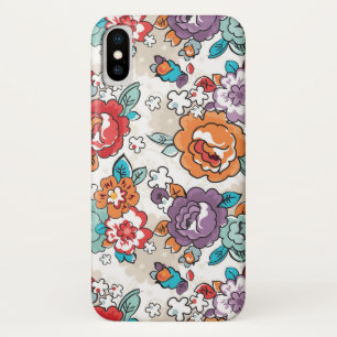 Blumenmuster 5 der abstrakten Eleganz Case-Mate iPhone Hülle