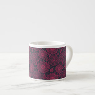 Blumenmuster 5 espressotasse