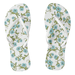 Blumenmuster 5 flip flops