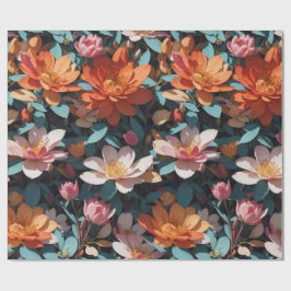 Blumenmuster 5 | Schleifpapier Geschenkpapier