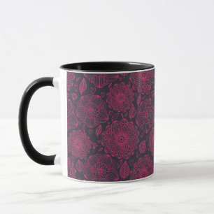 Blumenmuster 5 tasse
