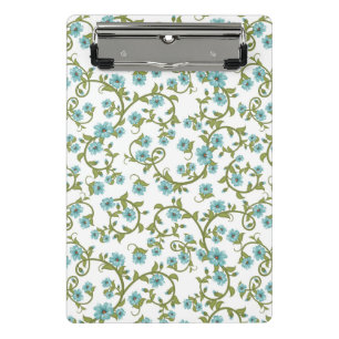 Blumenmuster 6 mini klemmbrett