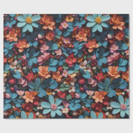 Blumenmuster 6 | Schleifpapier Geschenkpapier