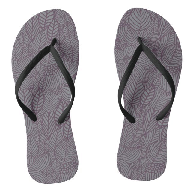 Blumenmuster 7 flip flops (Fußbett)