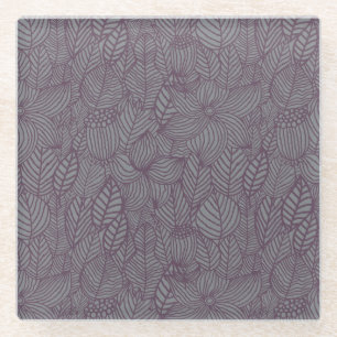 Blumenmuster 7 glasuntersetzer