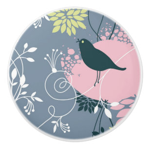 Blumenmuster 7 keramikknauf