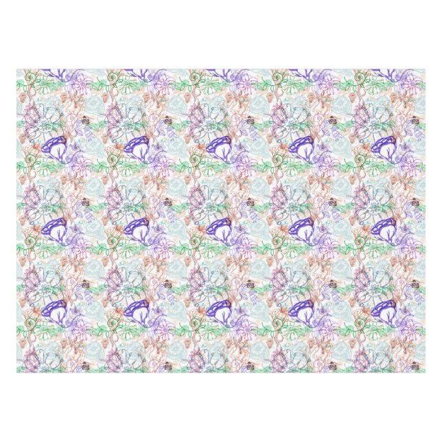 Blumenmuster 8 tischdecke (Vorderseite (Horizontal))