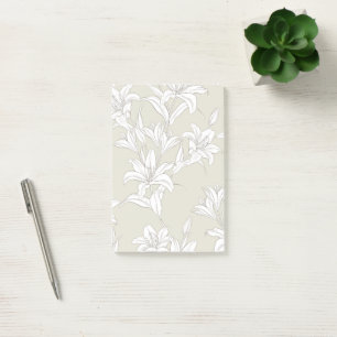 Blumenmuster 9 post-it klebezettel