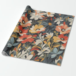 Blumenmuster 9 | Schleifpapier Geschenkpapier