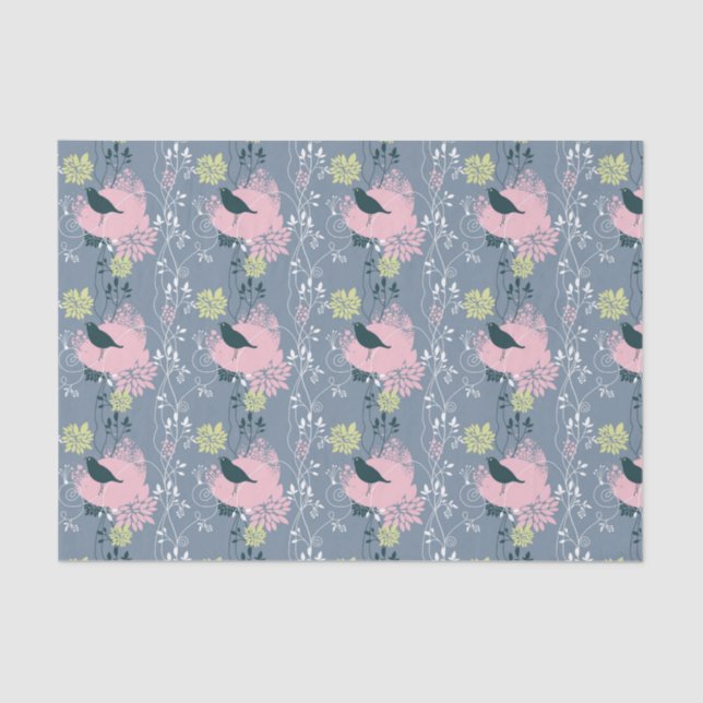 Blumenmuster 9 seidenpapier (Vorderseite)