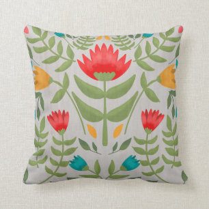 Blumenmuster-Abdeckung Kissen