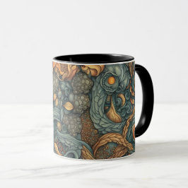 Blumenmuster Art Print - Naturdekor Tasse