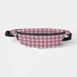 Blumenmuster auf einer Blume Bauchtasche
