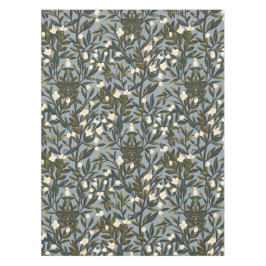 Blumenmuster auf staubgrauem Hintergrund Tischdecke