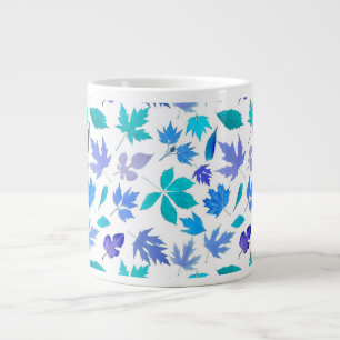 Blumenmuster aus dem Herbstleaf-Design-36566 Jumbo-Tasse