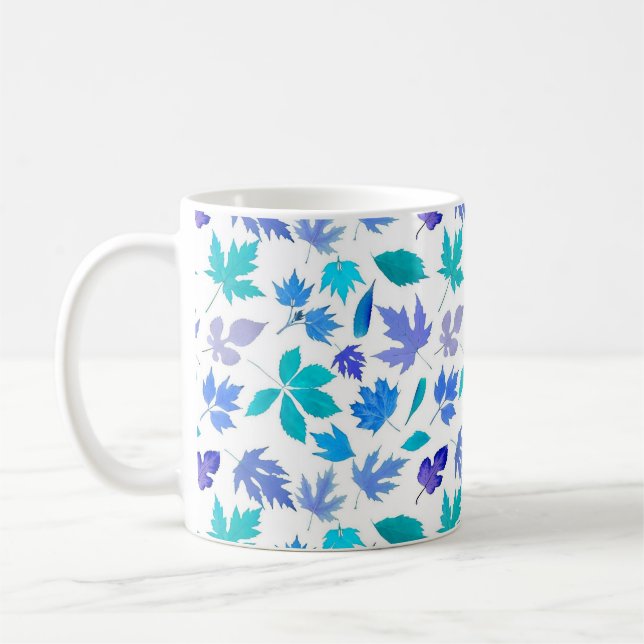 Blumenmuster aus dem Herbstleaf-Design-36566 Kaffeetasse (Links)