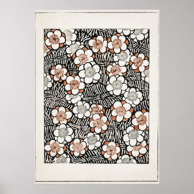 Blumenmuster aus Shin Bijutsukai Poster (Vorne)